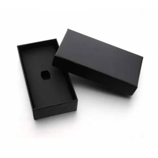 Foto - Darčeková krabička - Čierna, štruktúrovaná